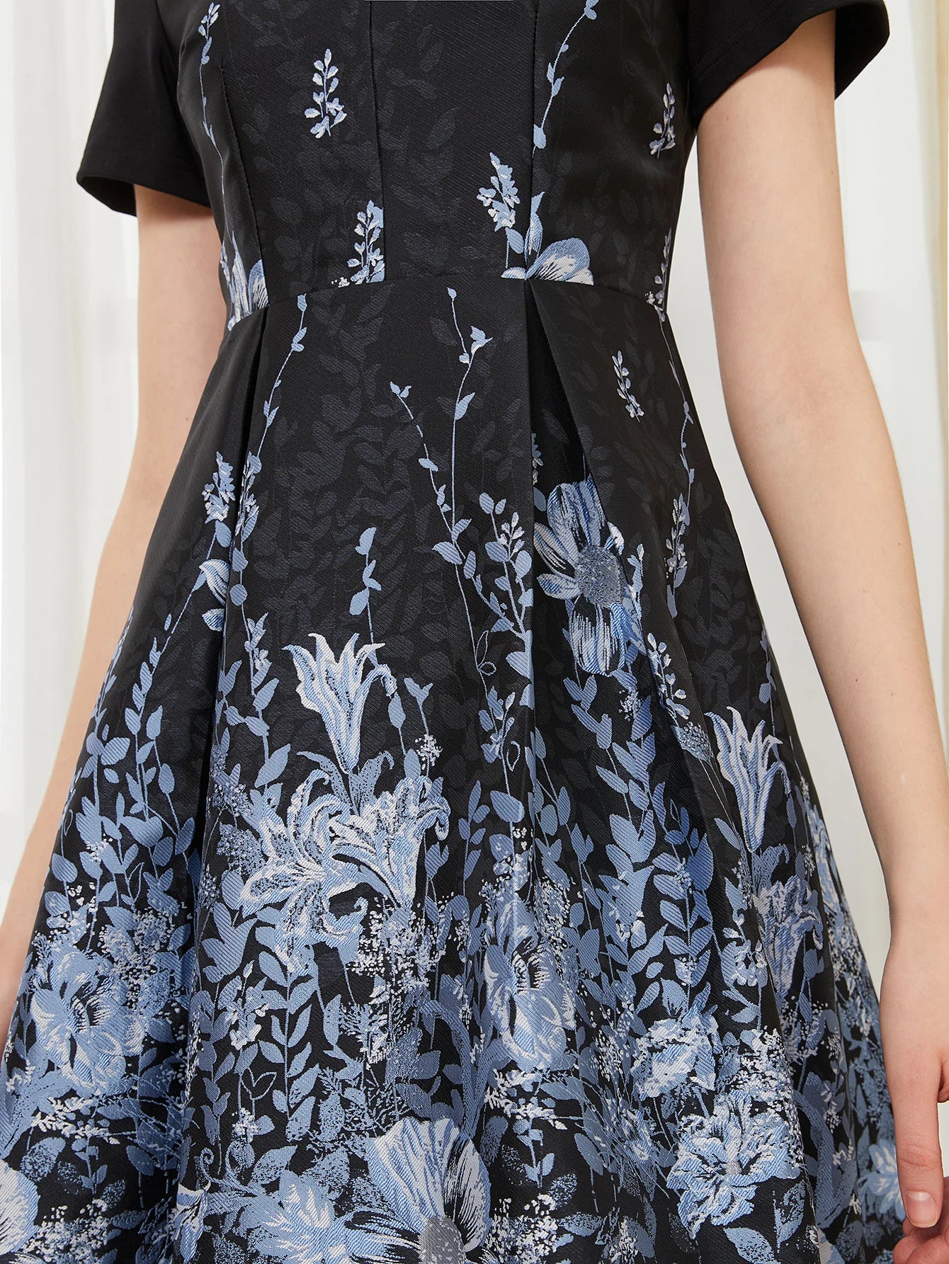Jacquard Summer Dress – Luxury New Fashion Elegant Ladies Maxi Ball Gown Party Evening Dress Style Heaven