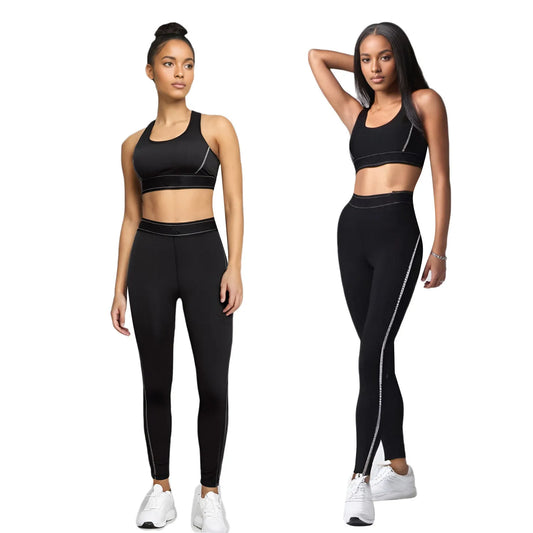 Women's 2-Piece Gym Set – Yoga Bra & High-Waist Fitness Leggings Style Heaven
