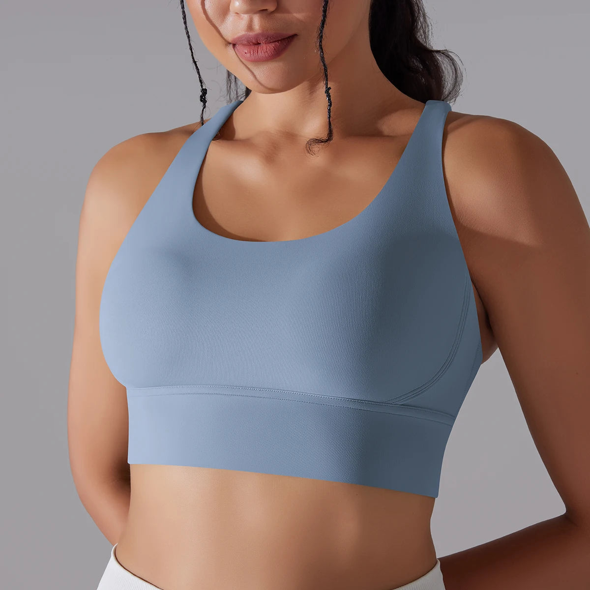 Women’s Yoga Bra Tank Top – Naked Feel Sport Bra Gym Vest Camisole for Fitness & Workout Style Heaven