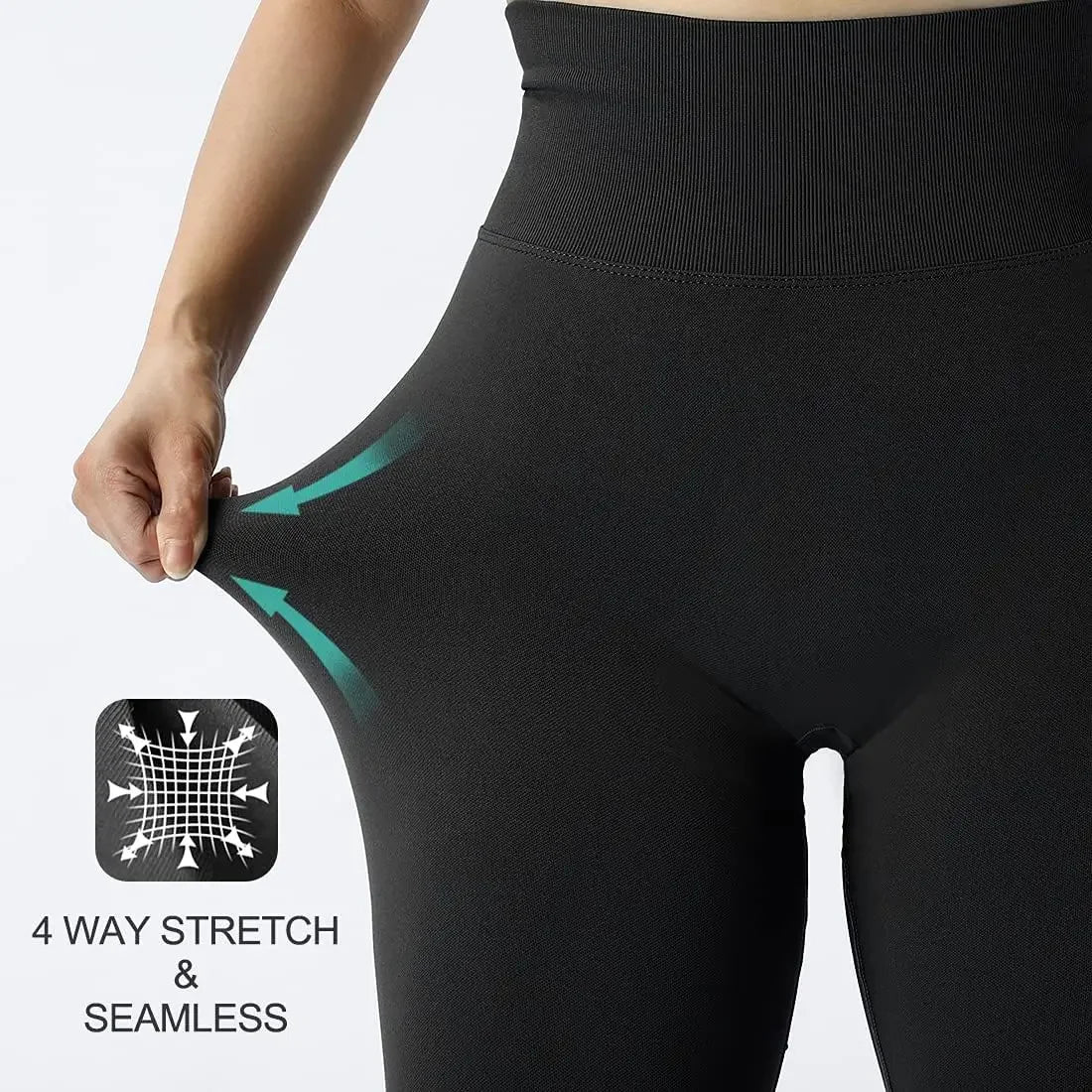 Seamless High Waist Fitness Leggings – Peach Lift Yoga Pants for Women Style Heaven