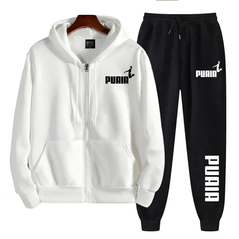 Men's Tracksuit 2024 – Zip-Up Hoodie & Sweatpants Sportswear Set Style Heaven
