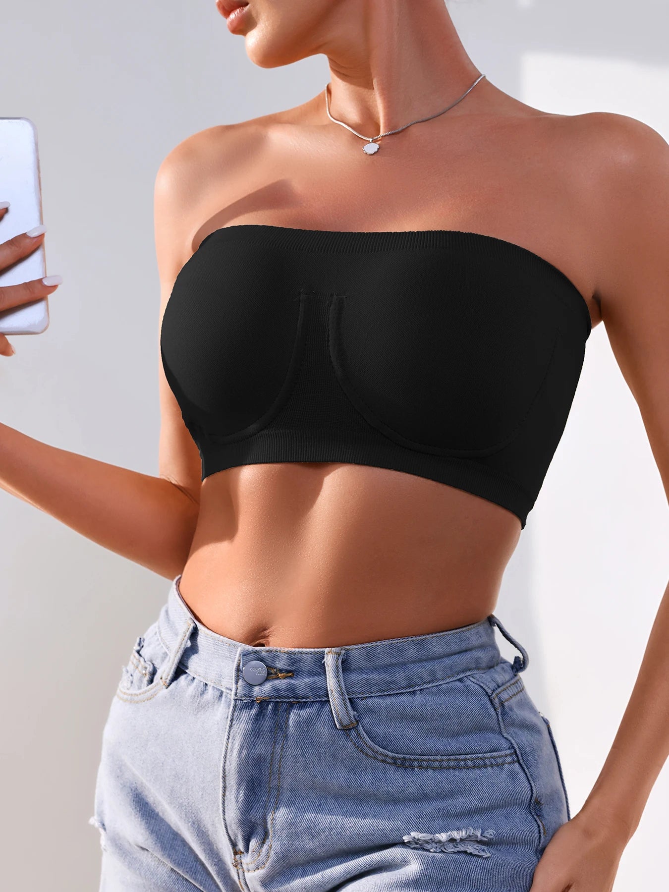 Women's Sexy Backless Strapless Bra – Breathable, High-Stretch, Comfortable & Wireless Lingerie Style Heaven