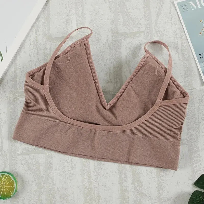 2PCS Seamless Bra & Panty Set – Women's Soft Bralette & Sexy G-String Underwear, Comfortable Lingerie Style Heaven