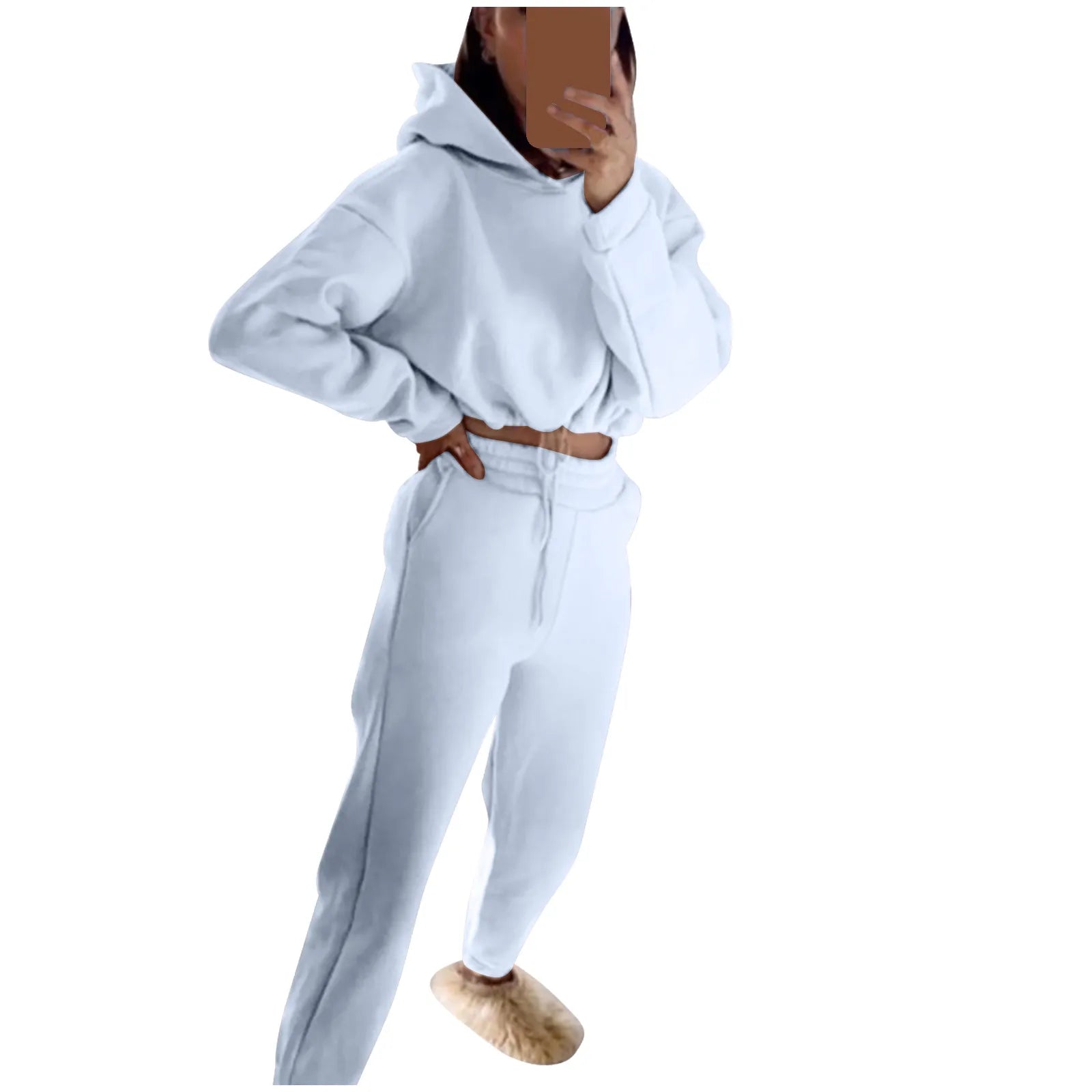 Women’s Long-Sleeve Sportswear Set – Casual Fashion Two-Piece Outfit Style Heaven