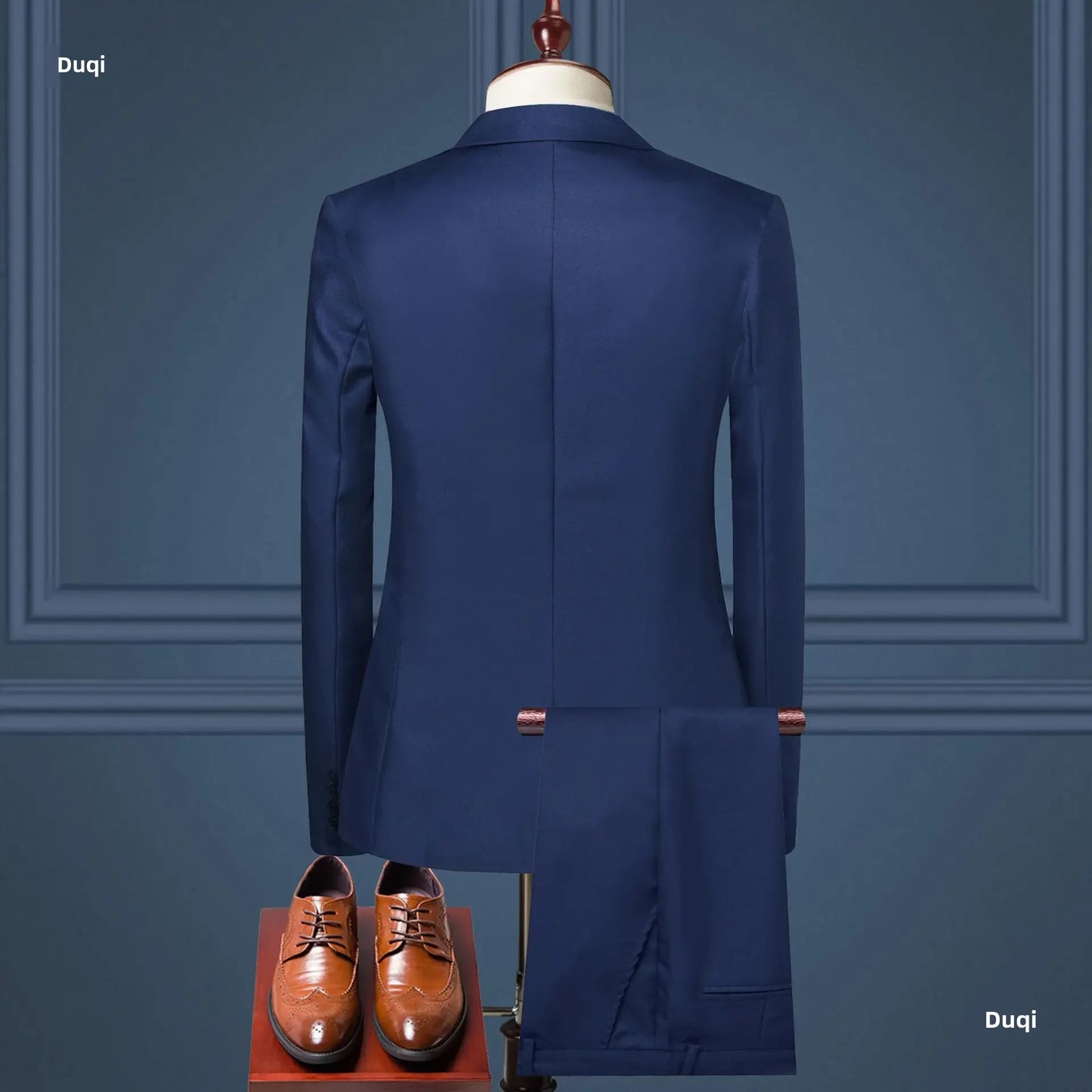 Men’s Korean-Style Slim Fit Business Suit – 2-Piece Professional Tuxedo Set - Style Heaven