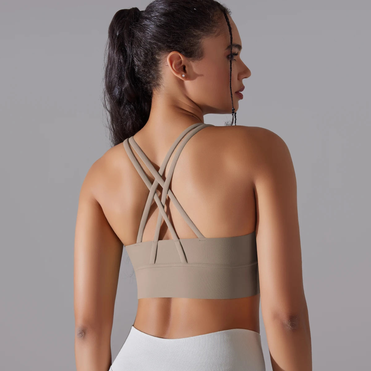 Women’s Yoga Bra Tank Top – Naked Feel Sport Bra Gym Vest Camisole for Fitness & Workout Style Heaven