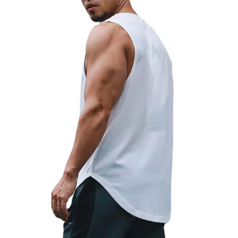 Men’s Summer Gym Tank Top – Quick-Dry Sleeveless Fitness Training Shirt Style Heaven