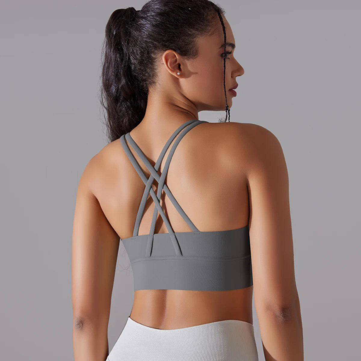 Women’s Yoga Bra Tank Top – Naked Feel Sport Bra Gym Vest Camisole for Fitness & Workout Style Heaven