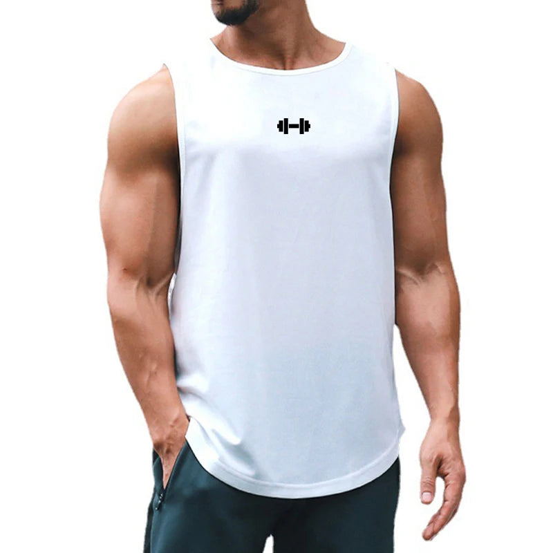 Men’s Summer Gym Tank Top – Quick-Dry Sleeveless Fitness Training Shirt Style Heaven