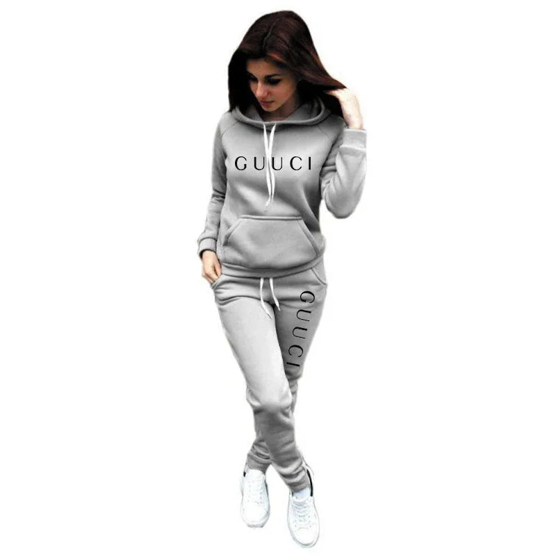 2025 Women’s Casual Tracksuit Set – Hoodie & Sweatpants Sports Jogging Outfit Style Heaven