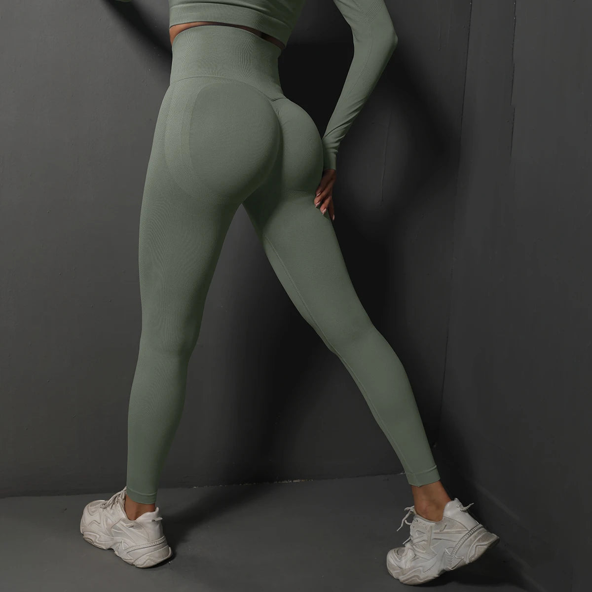 Seamless High Waist Booty Lifting Gym Leggings – Women's Yoga Pants for Fitness & Sportswear Style Heaven