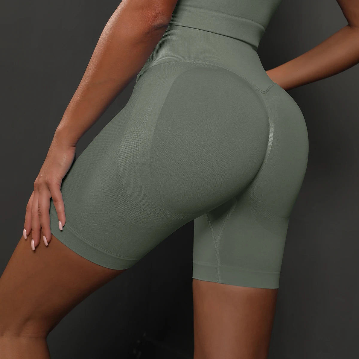 Seamless High Waist Yoga Shorts – Push Up Booty Gym & Workout Shorts for Women Style Heaven