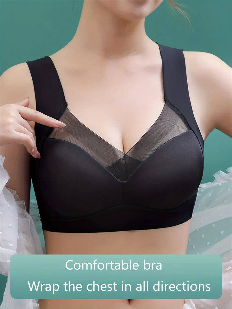 2-in-1 Seamless Wireless Sports Bra – Breathable Push-Up Tank for Running, Workout & Everyday Comfort Style Heaven
