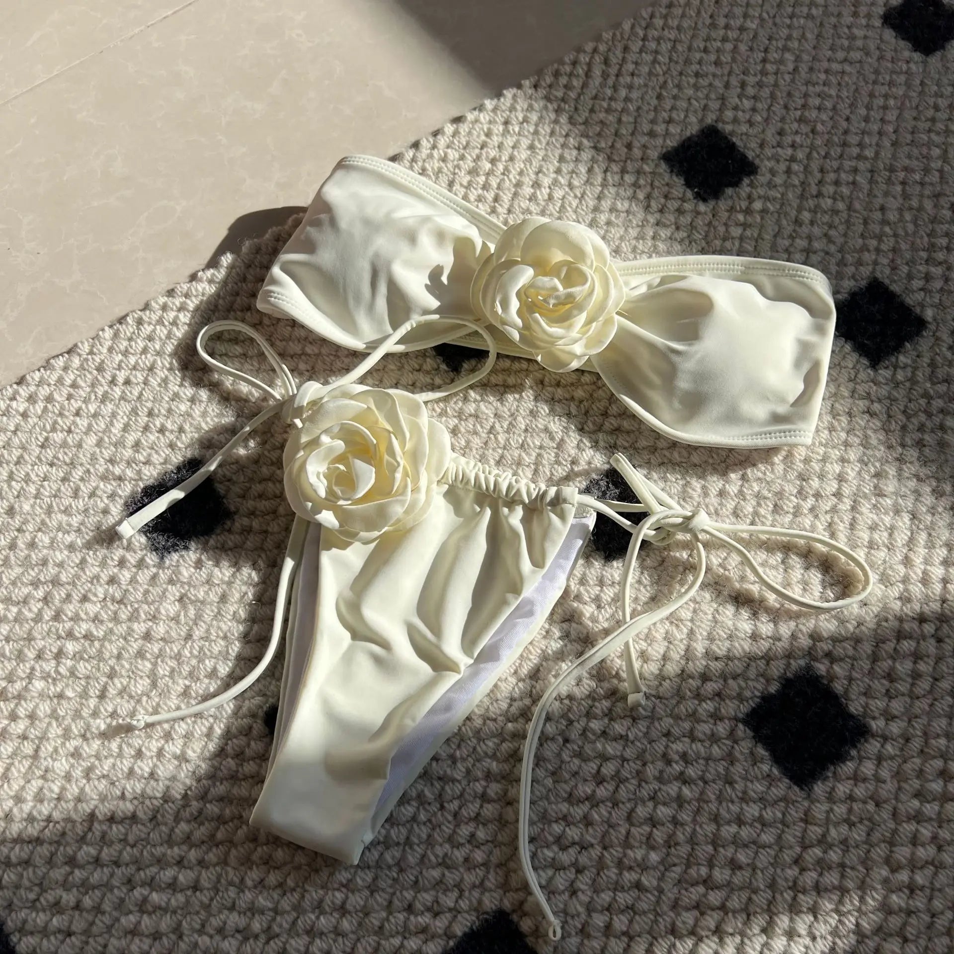 2024 Summer Women Strapless Brazilian Thong Bikini – Two-Piece Bathing Suit for Beachwear Style Heaven