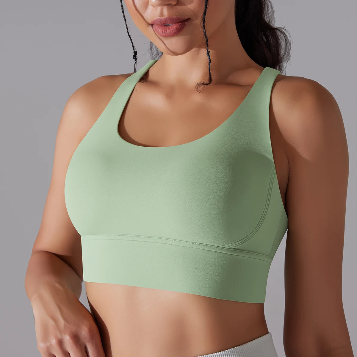 Women’s Yoga Bra Tank Top – Naked Feel Sport Bra Gym Vest Camisole for Fitness & Workout Style Heaven
