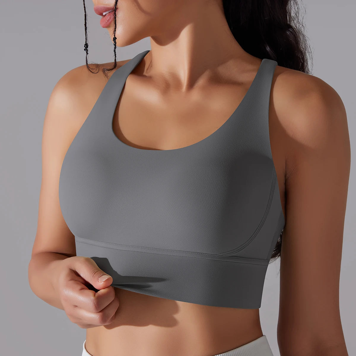 Women’s Yoga Bra Tank Top – Naked Feel Sport Bra Gym Vest Camisole for Fitness & Workout Style Heaven