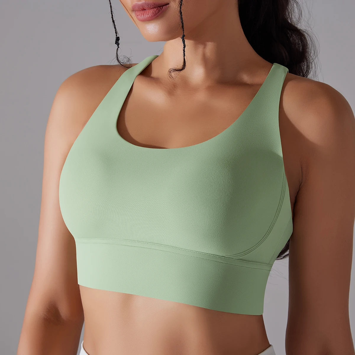 Women’s Yoga Bra Tank Top – Naked Feel Sport Bra Gym Vest Camisole for Fitness & Workout Style Heaven