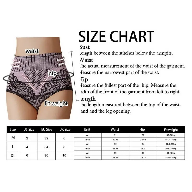 Women's Seamless High-Waist Briefs – Comfortable Body Shaper Underwear for Everyday Wear Style Heaven