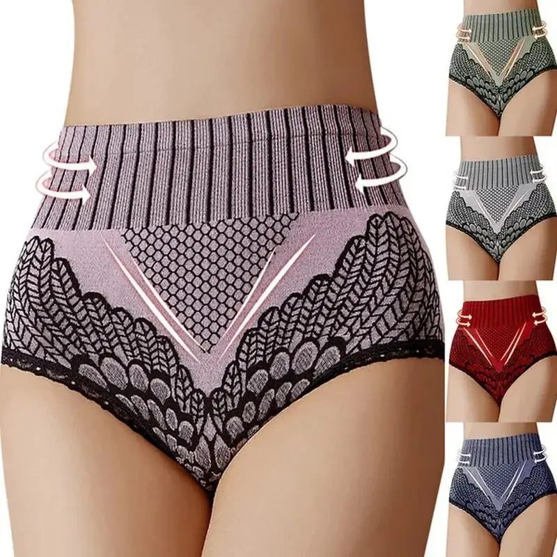 Women's Seamless High-Waist Briefs – Comfortable Body Shaper Underwear for Everyday Wear Style Heaven