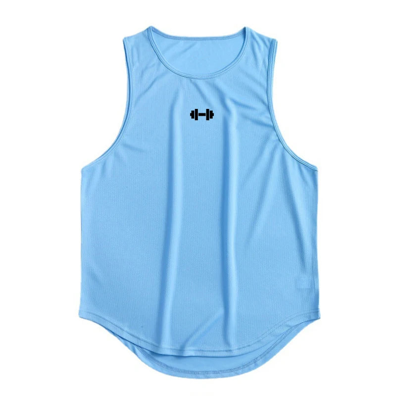 Men’s Summer Gym Tank Top – Quick-Dry Sleeveless Fitness Training Shirt Style Heaven