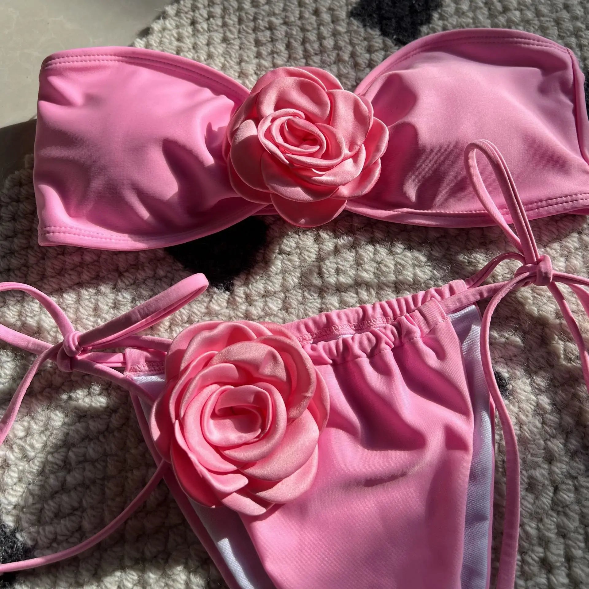 2024 Summer Women Strapless Brazilian Thong Bikini – Two-Piece Bathing Suit for Beachwear Style Heaven