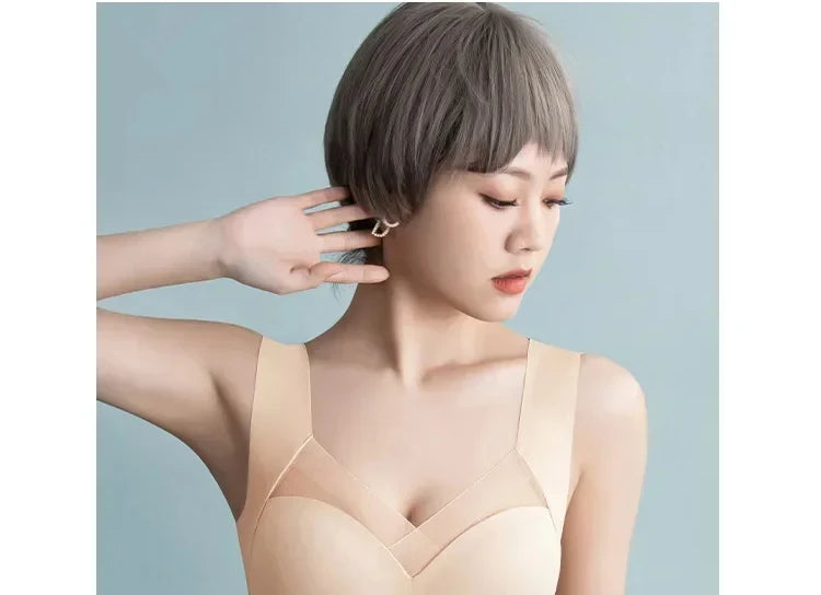 All-in-One Support Tank Top Bra – Soft, No Trace, Wireless Thin Underwear Style Heaven