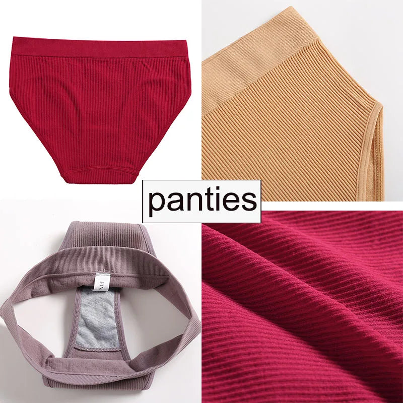 Seamless Push-Up Bralette & Panty Set – Sporty Crop Tank Style | S–XL Style Heaven