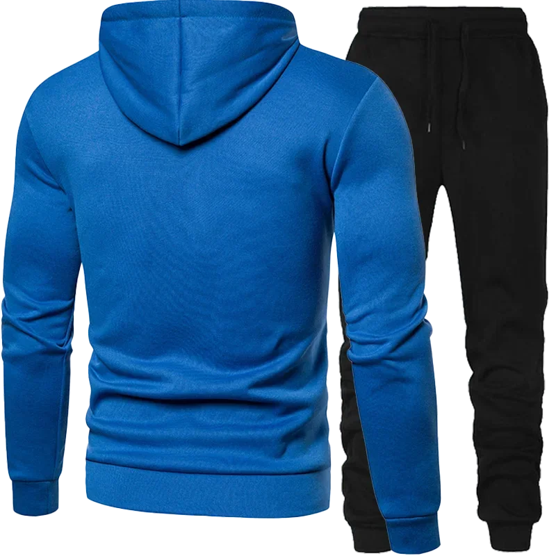 Men’s Spotted Sweatshirt Suit – Hoodie & Pants | Winter Two-Piece Fashion Tracksuit Style Heaven
