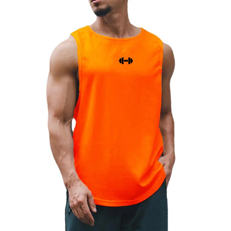 Men’s Summer Gym Tank Top – Quick-Dry Sleeveless Fitness Training Shirt Style Heaven