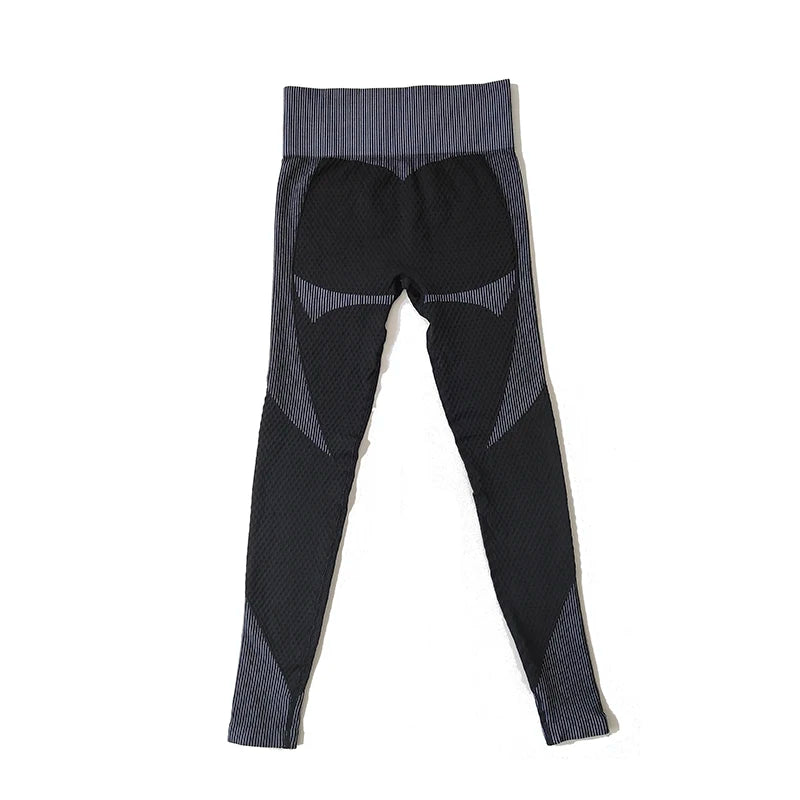 2-Piece Seamless Yoga Set for Women – Long Sleeve Crop Top & High Waist Leggings Gym Outfit Style Heaven
