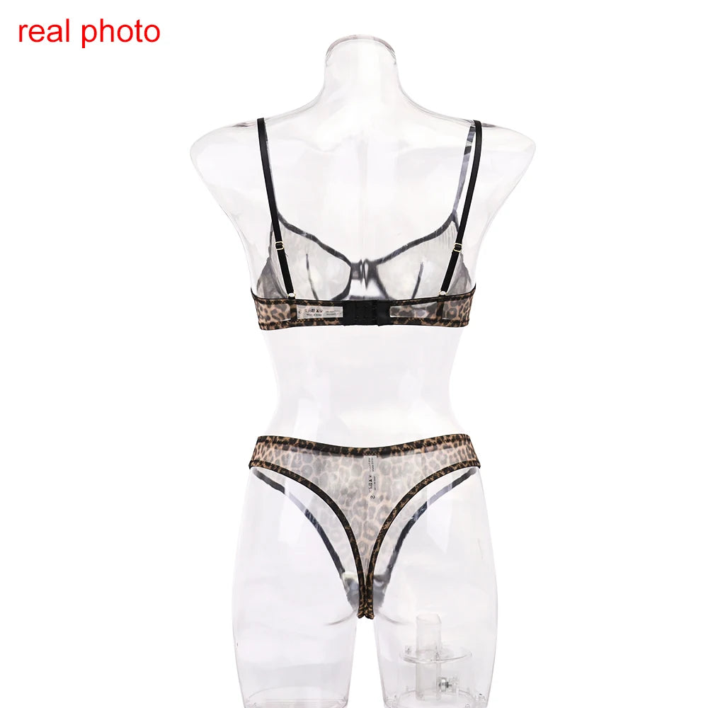 Ellolace Seamless Lace Lingerie Set – See-Through Sexy Bra & Panty Outfit for Women Style Heaven