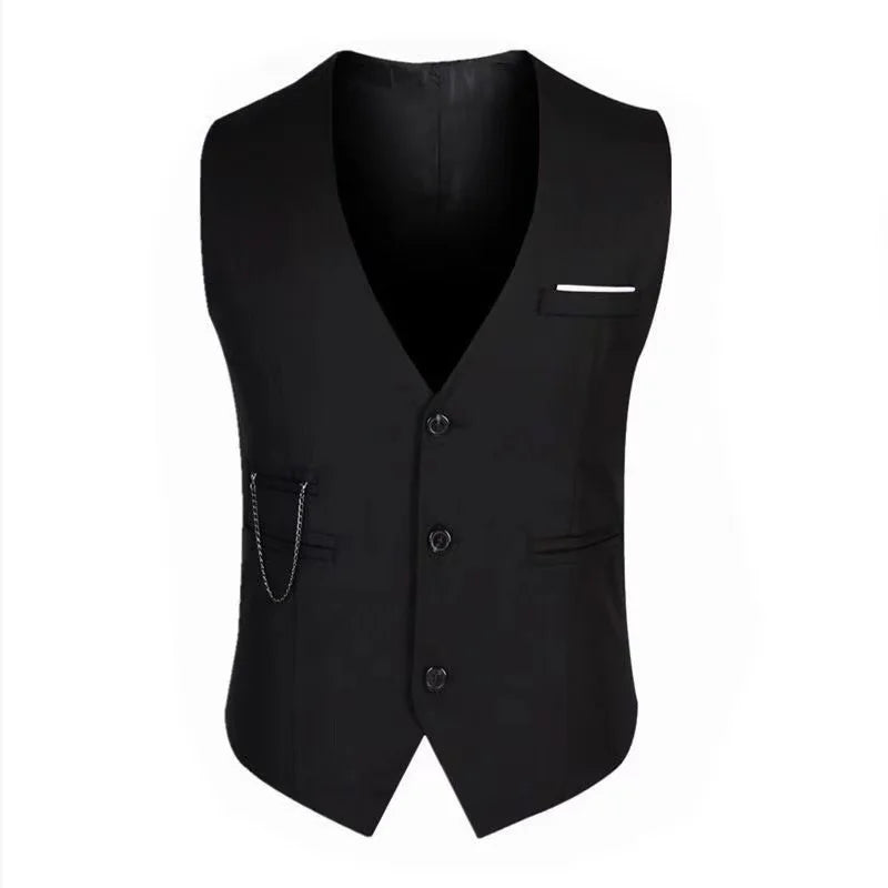 Men’s Slim Fit Dress Vest – Casual & Formal Sleeveless Business Waistcoat (Up to 7XL) Style Heaven