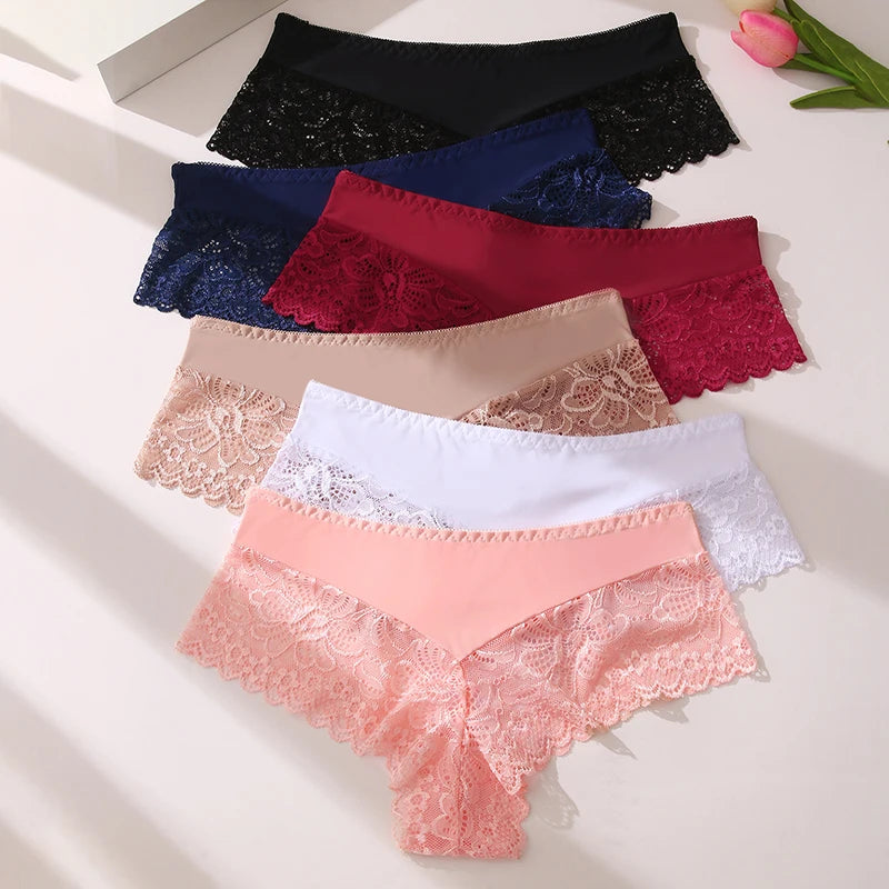3-Pack Lace Panties – Soft, Sexy & Breathable Women’s Briefs Style Heaven