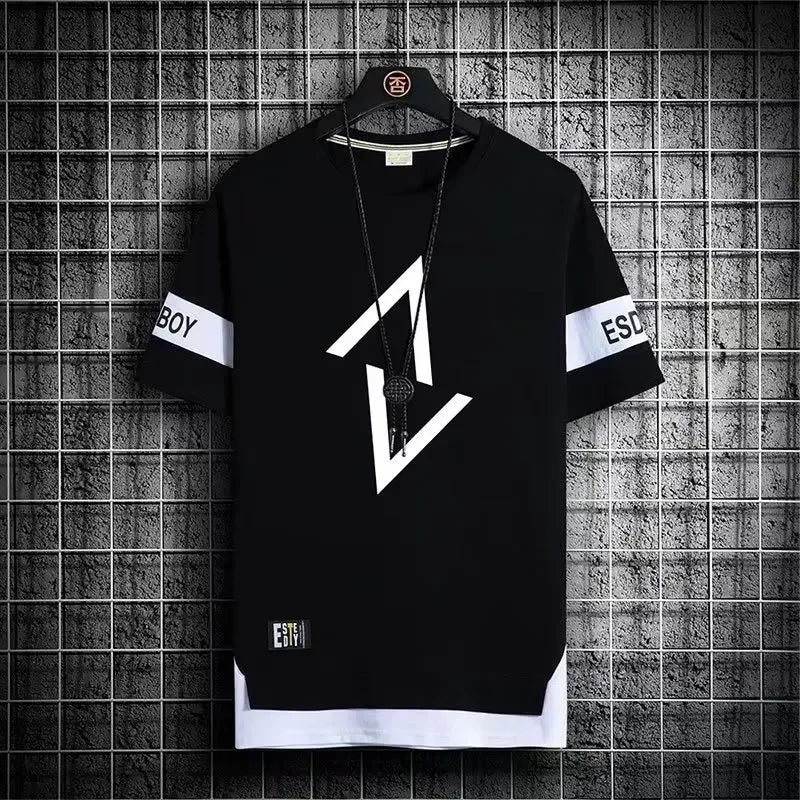 Men’s Sports Casual T-Shirt & Shorts Set – Gym & Streetwear Two-Piece Style Heaven
