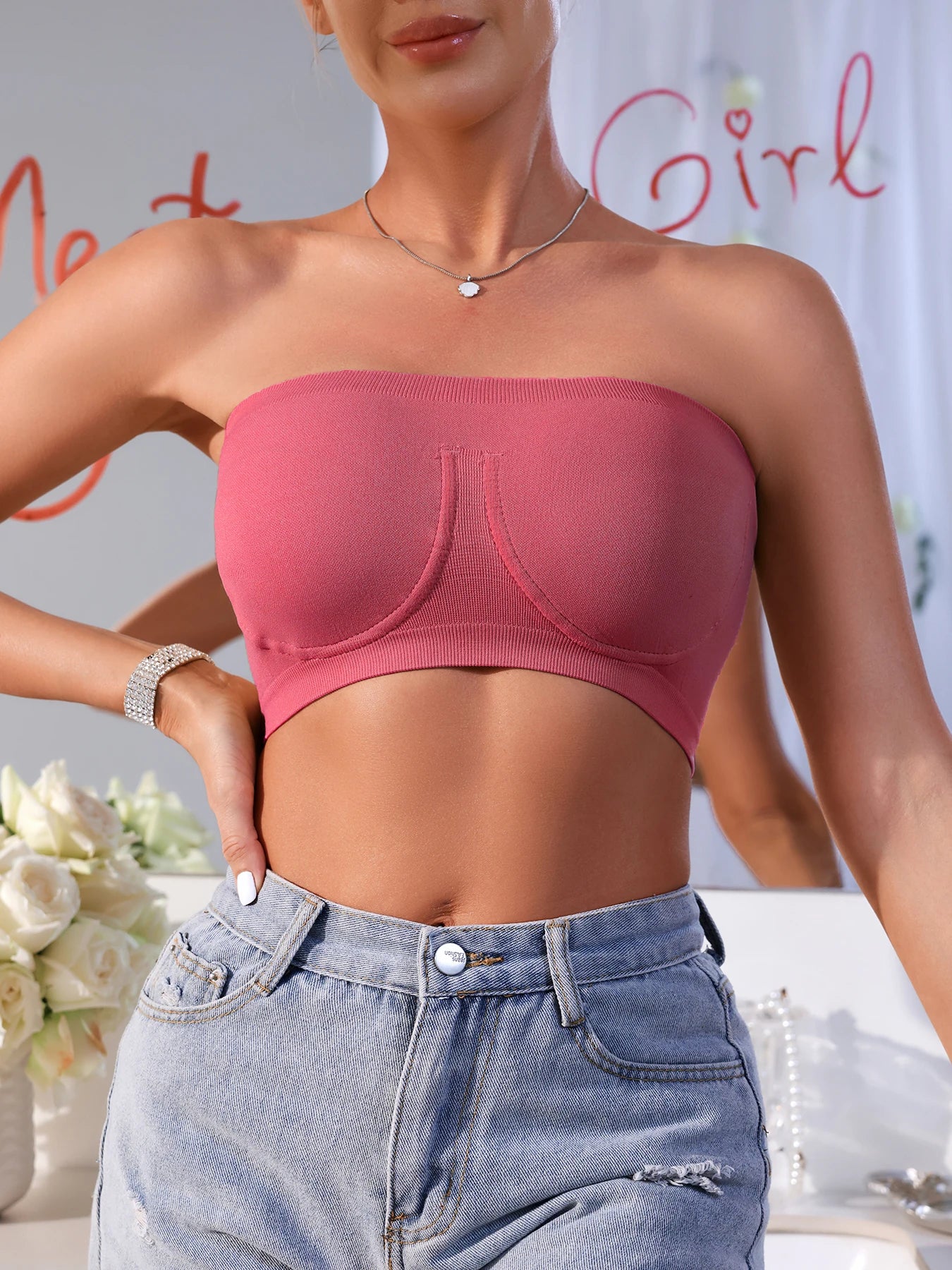 Women's Sexy Backless Strapless Bra – Breathable, High-Stretch, Comfortable & Wireless Lingerie Style Heaven