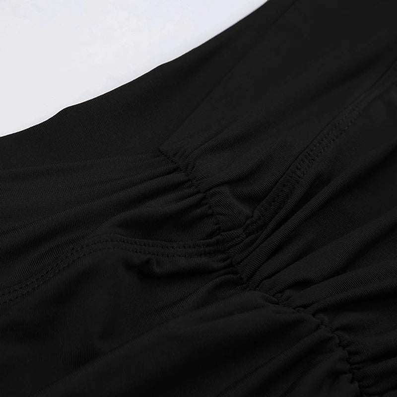 Rockmore Pleated High Waist Yoga Shorts – Butt Lifting & Tummy Control Fitness Shorts for Women Style Heaven