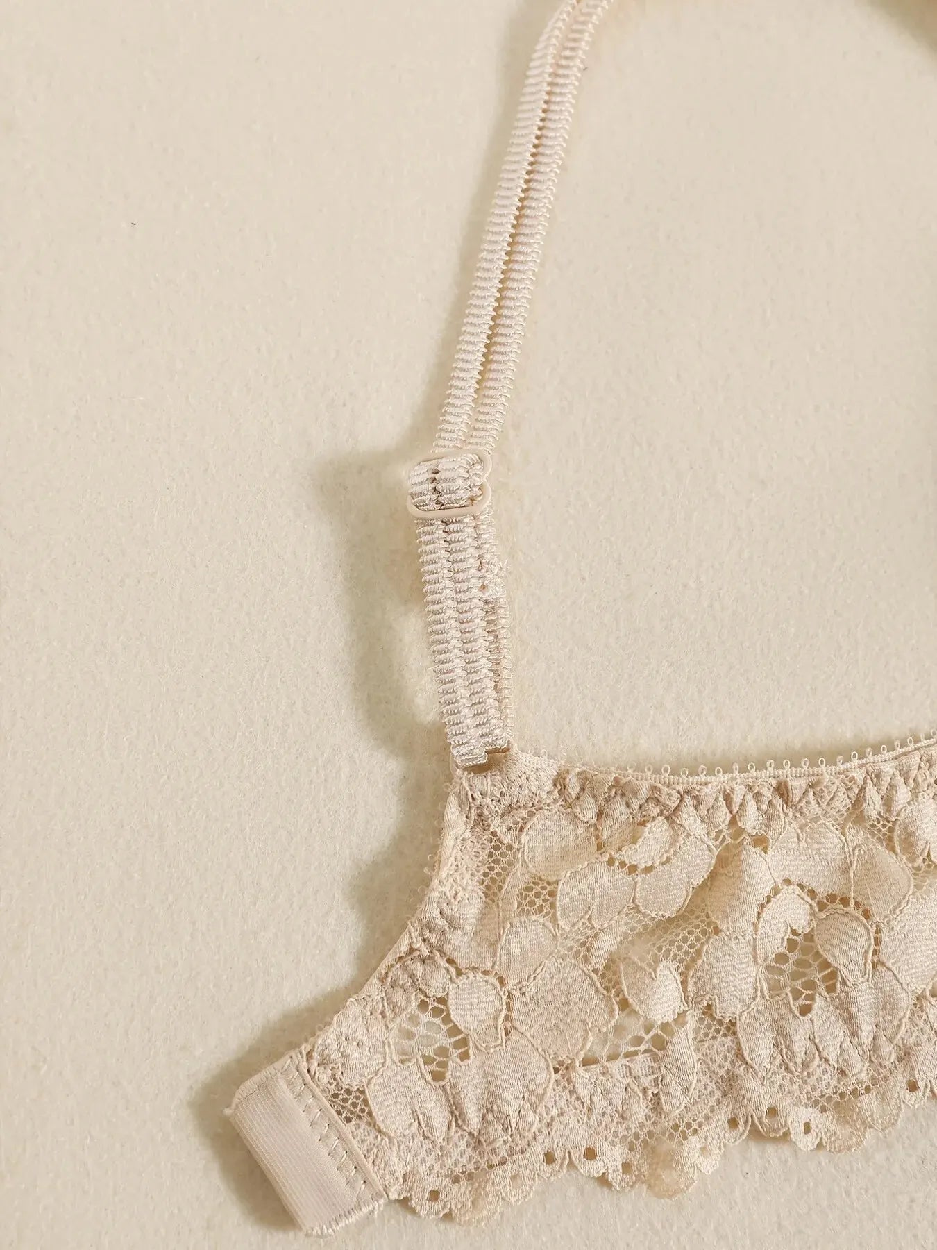 Elegant Lace Embroidery Lingerie Set – Push-Up Bra & Sheer Panty, Breathable Fabric, Perfect for Valentine's Day Style Heaven