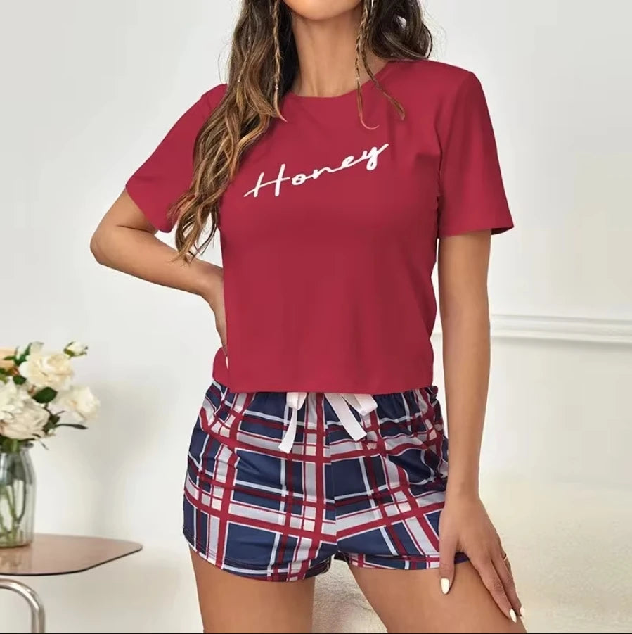 Elegant Satin Striped Pajama Set – Plus Size Button-Up Lounge Wear Style Heaven