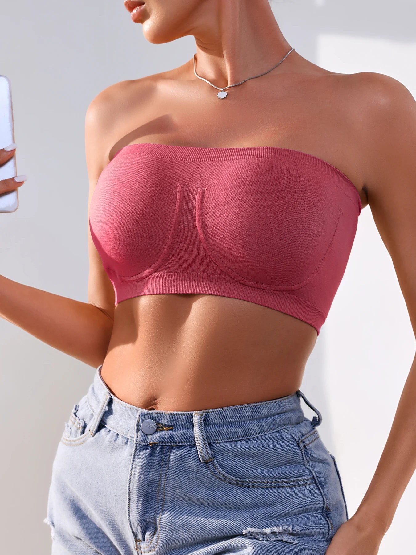 Women's Sexy Backless Strapless Bra – Breathable, High-Stretch, Comfortable & Wireless Lingerie Style Heaven