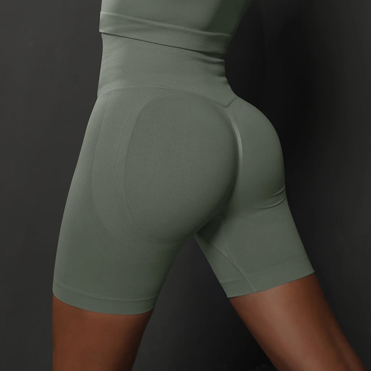 Seamless High Waist Yoga Shorts – Push Up Booty Gym & Workout Shorts for Women Style Heaven