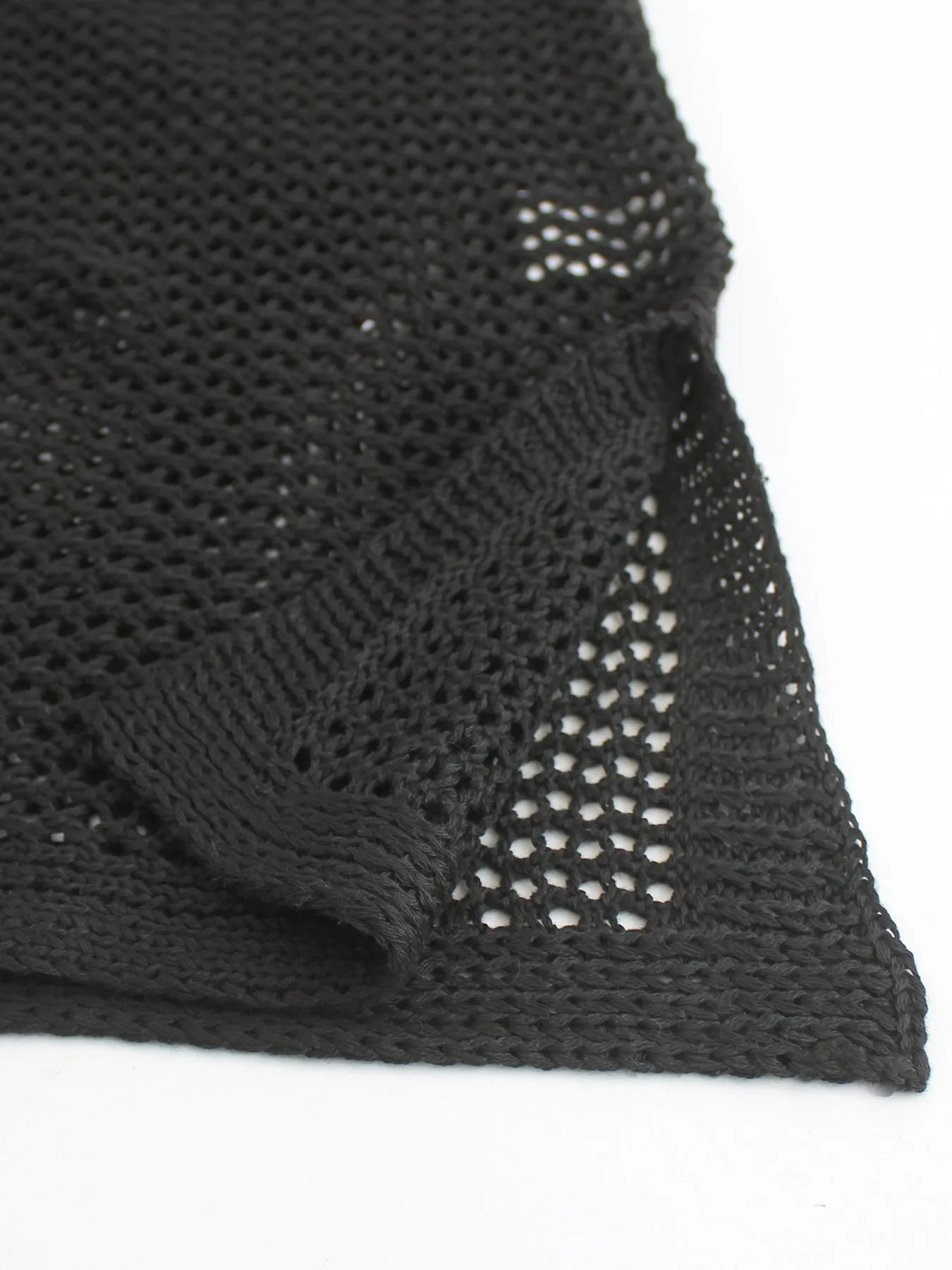 Women’s Knitted Short Skirt with Hollow Straps and Slit – Sexy Beach Cover-Up Shirt for Summer Style Heaven