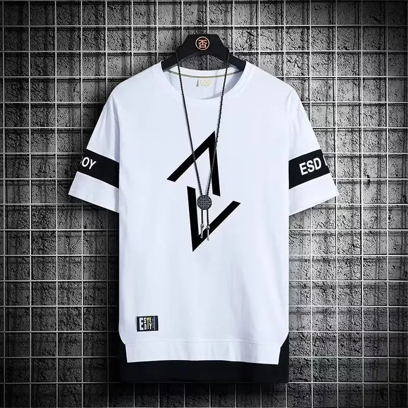 Men’s Sports Casual T-Shirt & Shorts Set – Gym & Streetwear Two-Piece Style Heaven