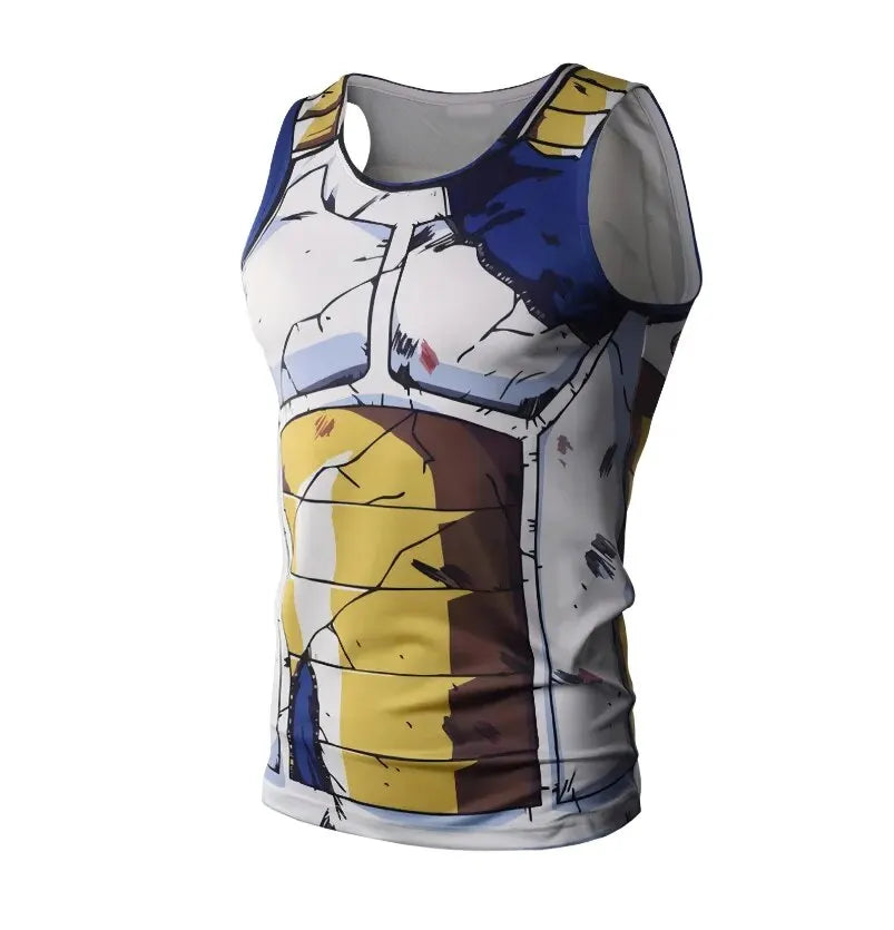 Men’s 3D Printed Bodybuilding Tank Top – Sleeveless Compression Shirt for Gym & Cosplay Style Heaven