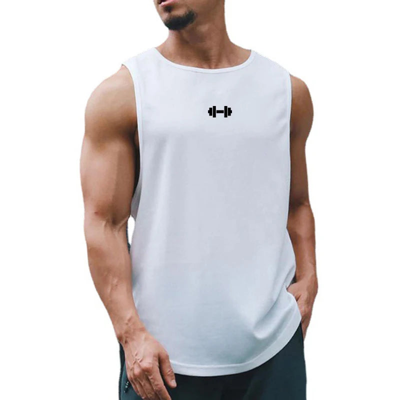 Men’s Summer Gym Tank Top – Quick-Dry Sleeveless Fitness Training Shirt Style Heaven