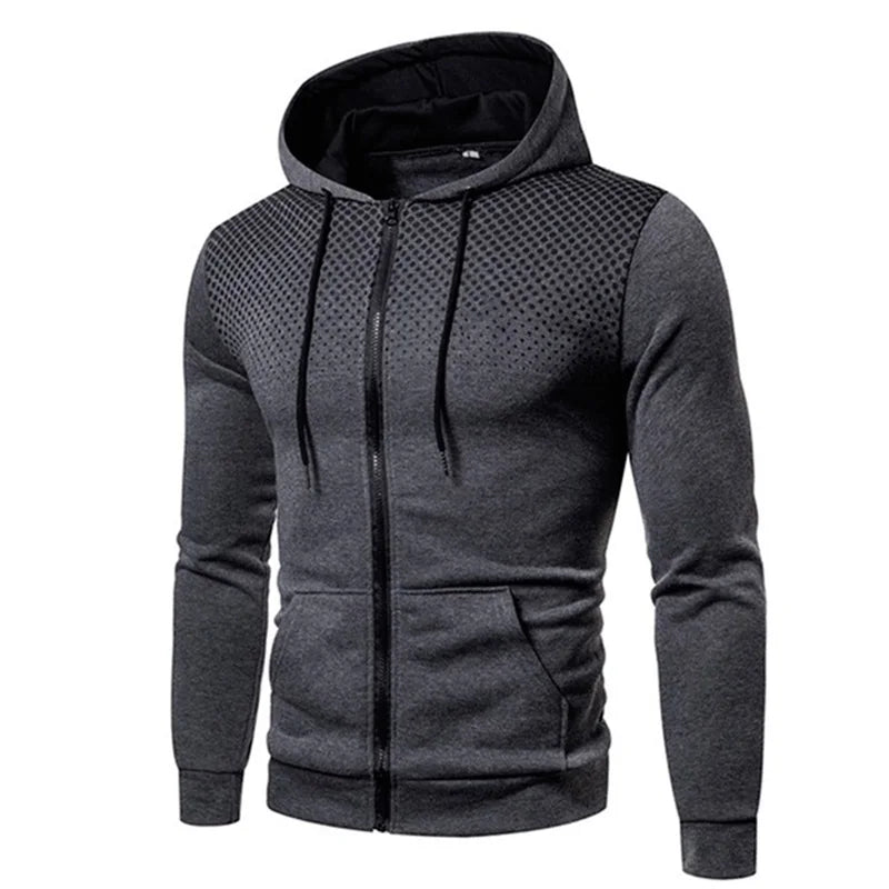 Men’s Solid Color Fleece Sweater & Jogger Pants Set – Casual Zipper Hoodie & Sweatpants Sportswear (Autumn/Winter Collection) Style Heaven