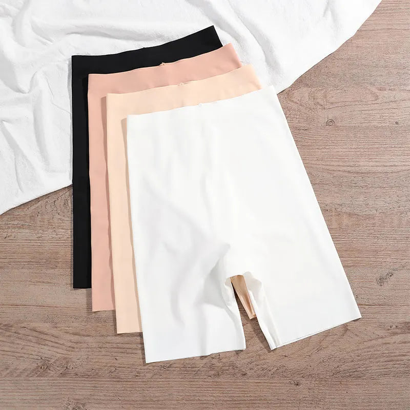 High-Waist Long-Leg Girdle Panty – Seamless Tummy Control Shorts for Women