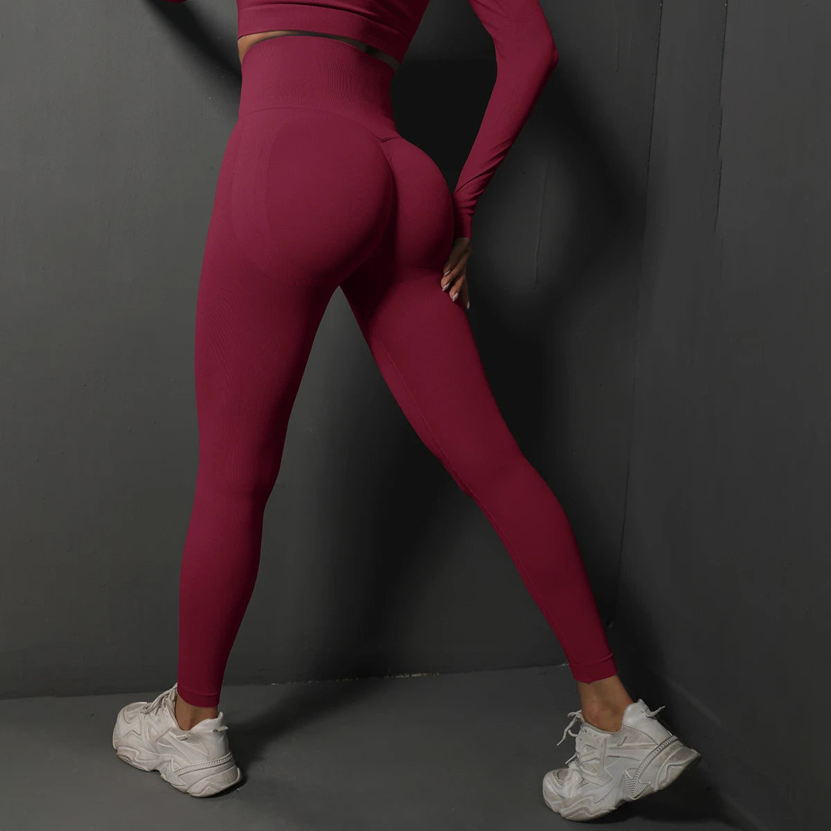 Seamless High Waist Booty Lifting Gym Leggings – Women's Yoga Pants for Fitness & Sportswear Style Heaven