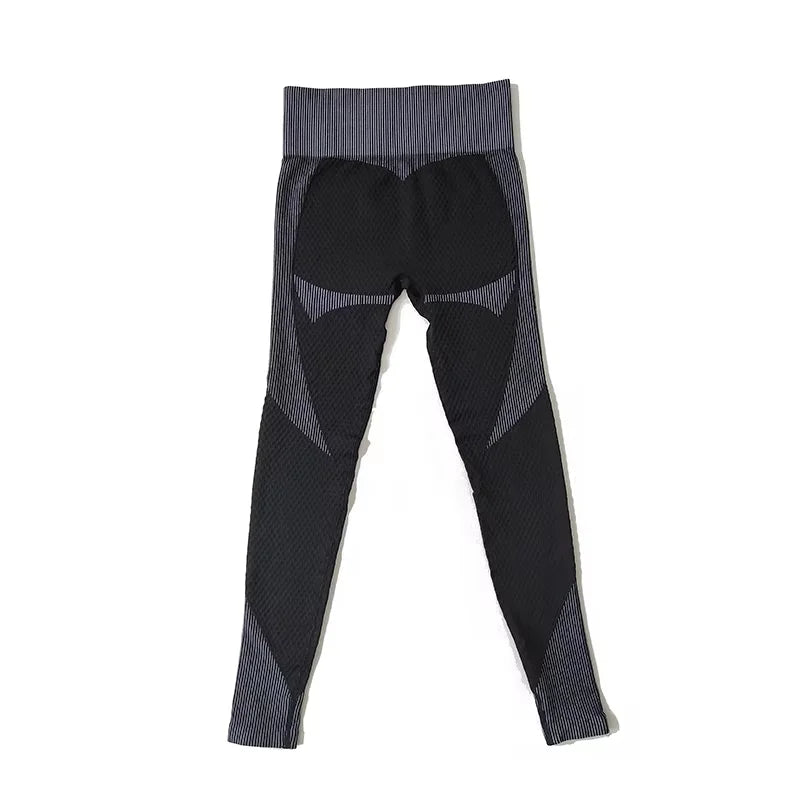 2/3Pcs Women’s Seamless Yoga Suit – Knitted Leggings & Zipper Crop Top Fitness Sportswear Gym Set Style Heaven