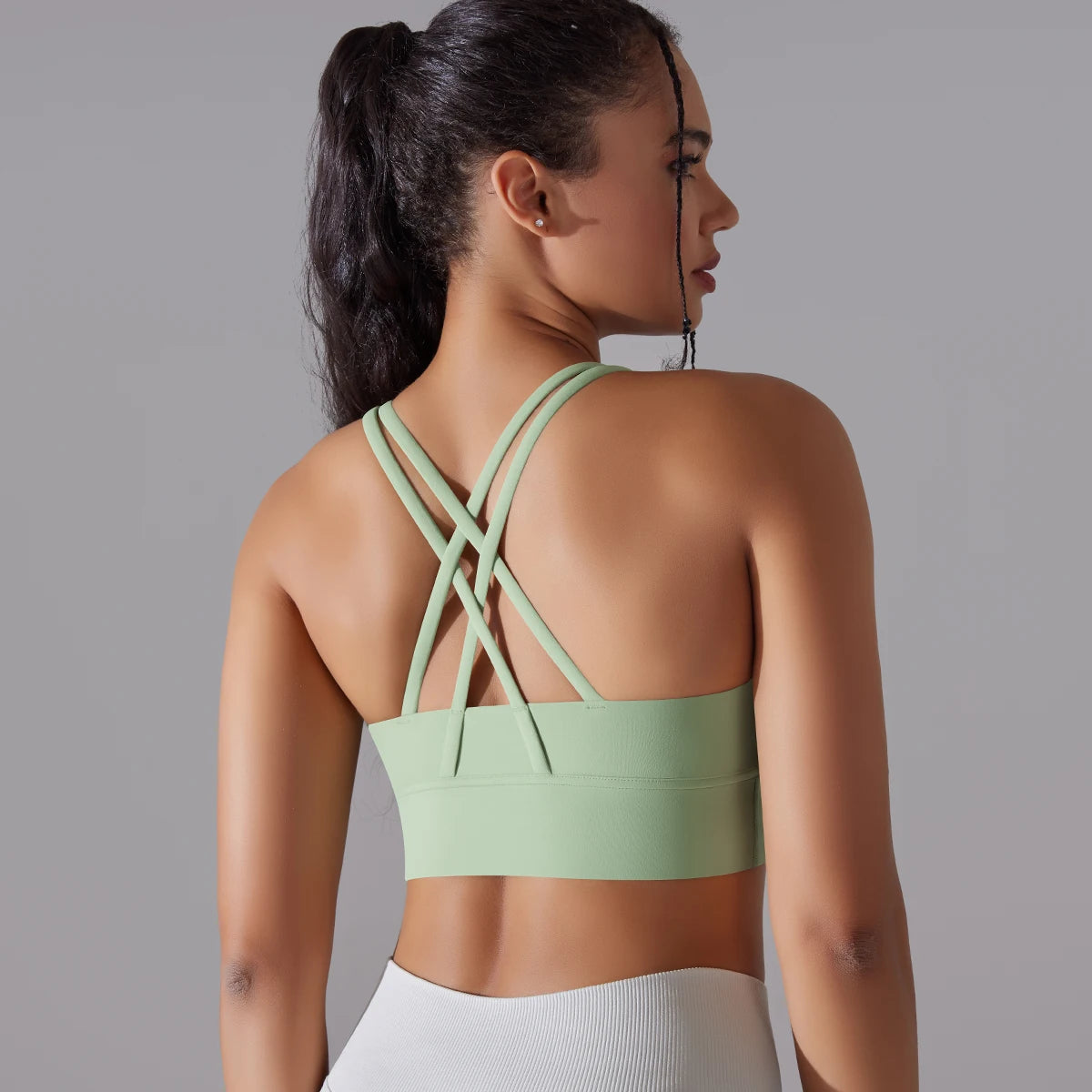 Women’s Yoga Bra Tank Top – Naked Feel Sport Bra Gym Vest Camisole for Fitness & Workout Style Heaven