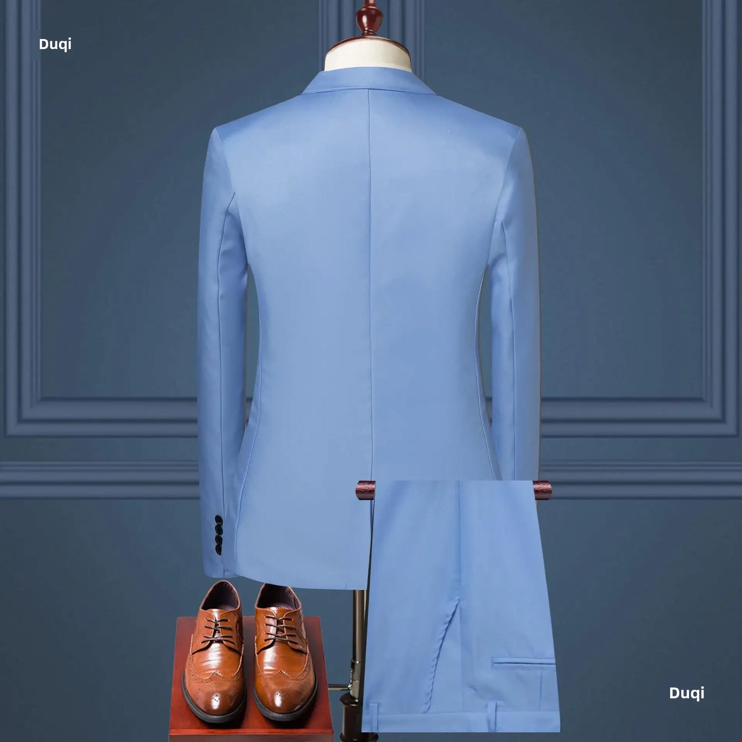 Men’s Korean-Style Slim Fit Business Suit – 2-Piece Professional Tuxedo Set - Style Heaven